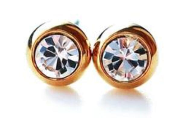 Single Bijou Pure Titanium Post Earrings – Non-Allergic Metal, Made in Japan - Image 9